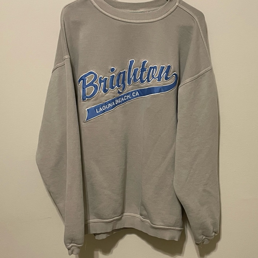 Distressed Brighton Crewneck Sweatshirt
